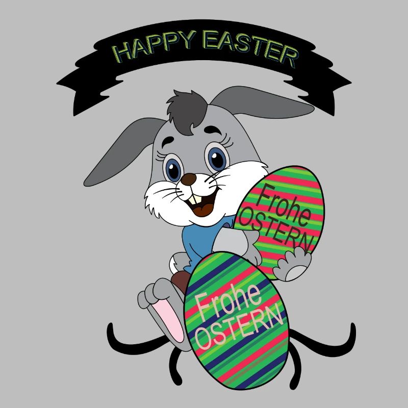 HAPPY EASTER, Easter , Coloured Easter Eggs