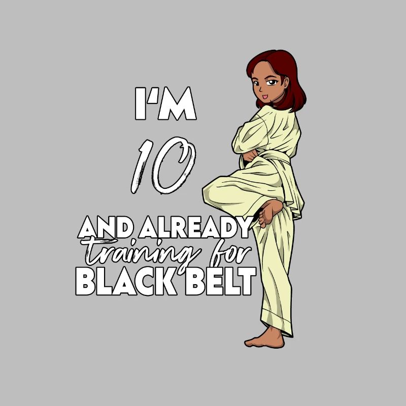 Ich bin 10 - Mädchen Karate