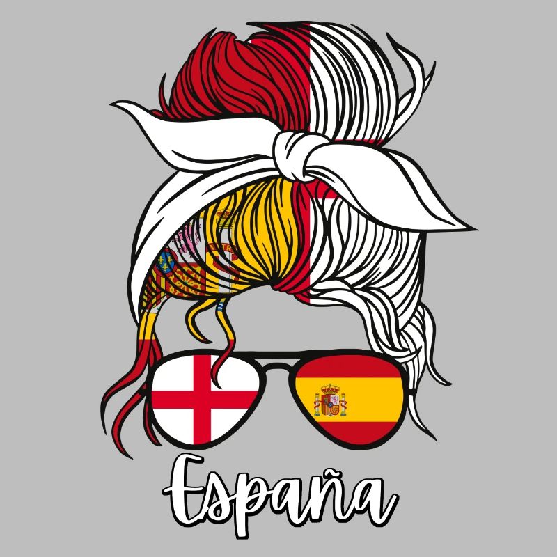 España Halb Spanisch Halb Englisch Mädchen Spanien