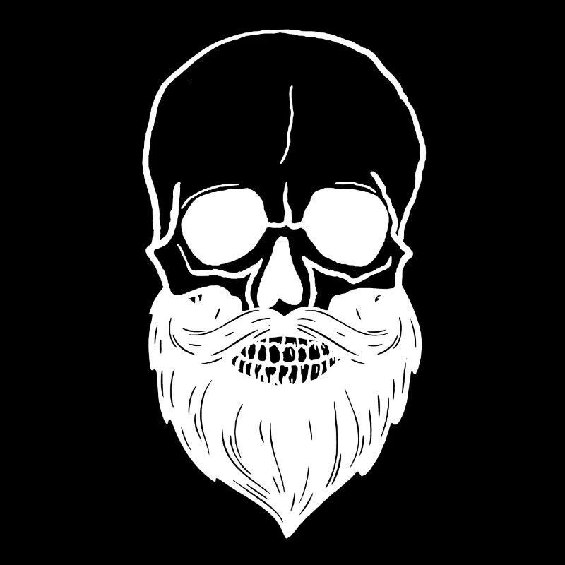 Skull - with beard