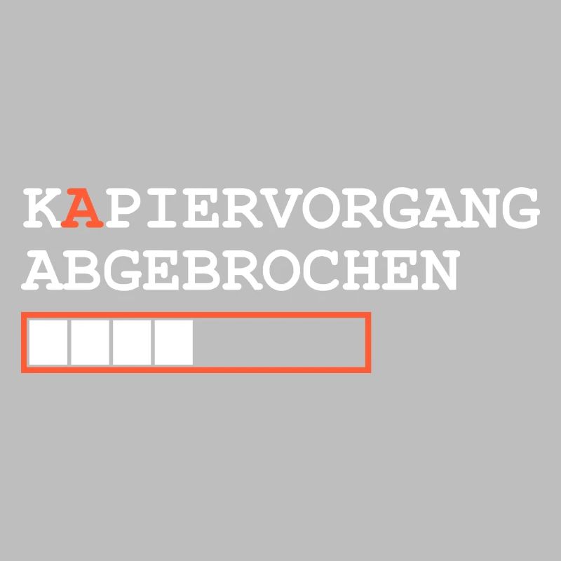 Kapiervorgang abgebrochen