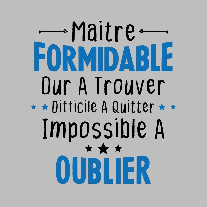 Maître Formidable Idée Cadeau Maître D'école