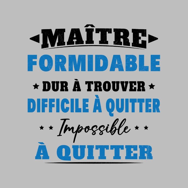 Maître formidable idée cadeau maître d'école