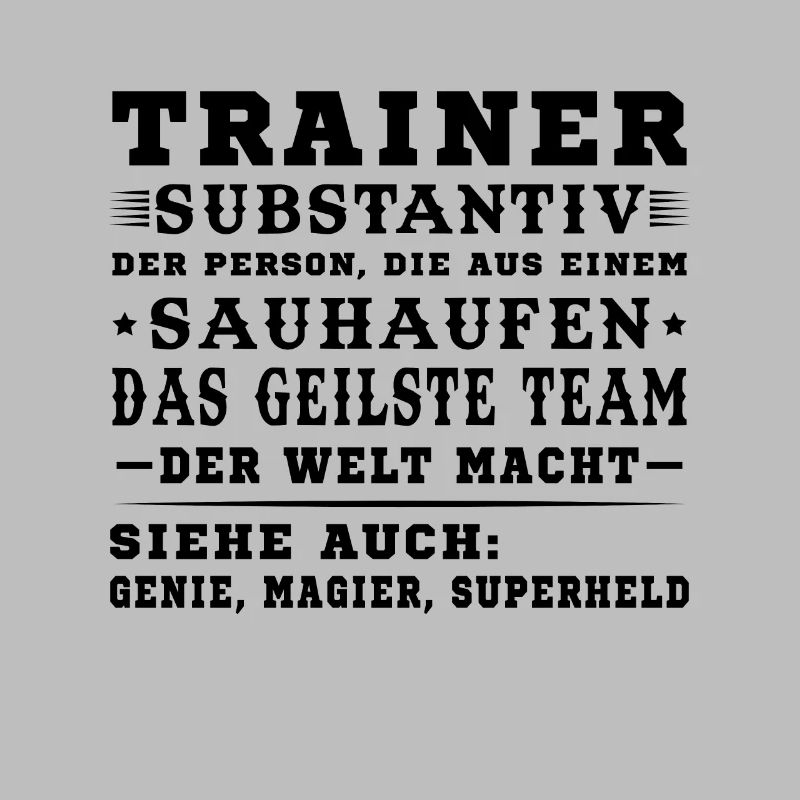 Bester Trainer Tshirt Coach Geschenk