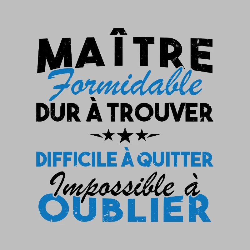 Maître formidable, Cadeau Maître école