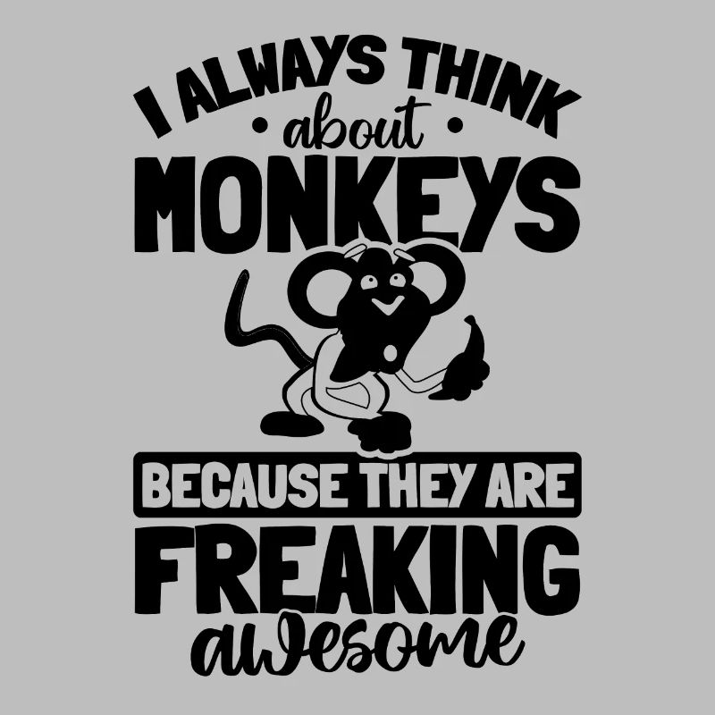 Orangutan Monkey Lover - I always think about Monk