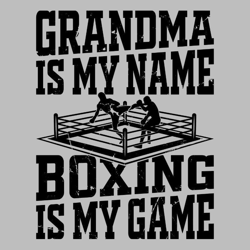 Boxe Combattant Boxe Grand-mère est mon nom Boxe est
