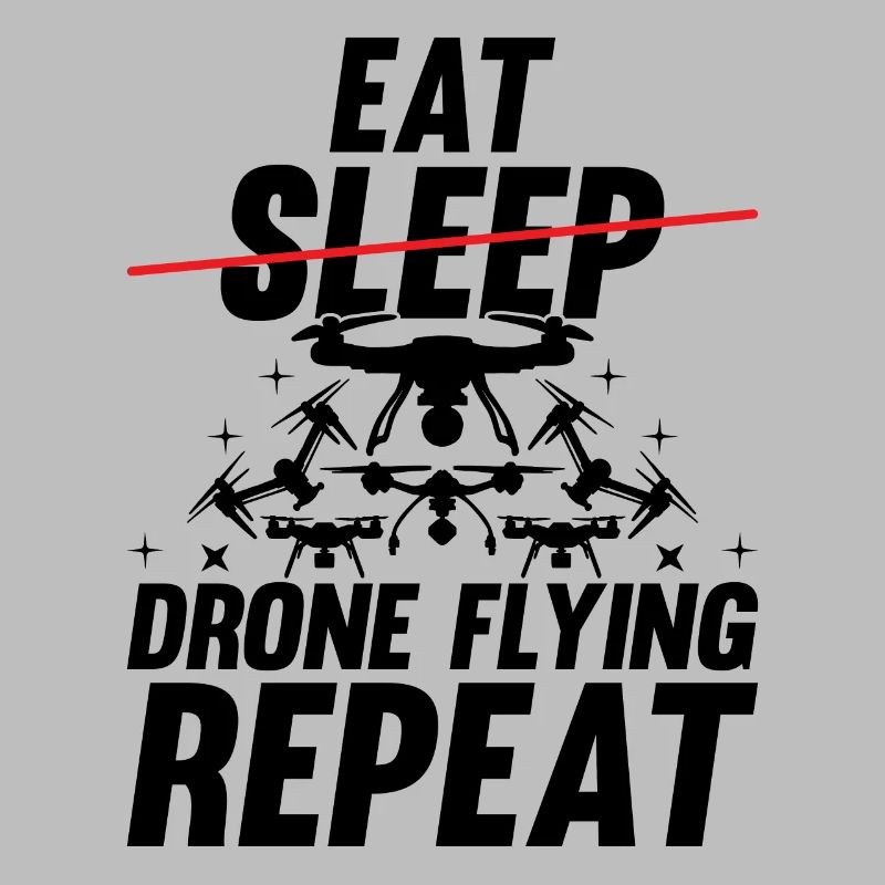 Drone - Manger dormir Drone volant répéter - Funny Dron