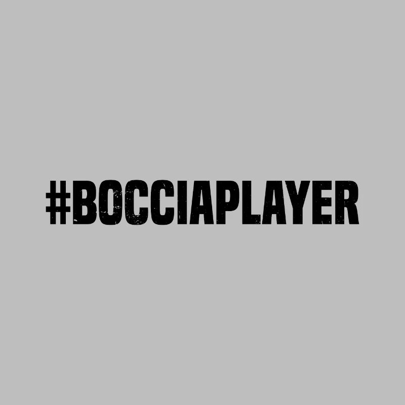 #BocciaPlayer - Bocce Ball Player
