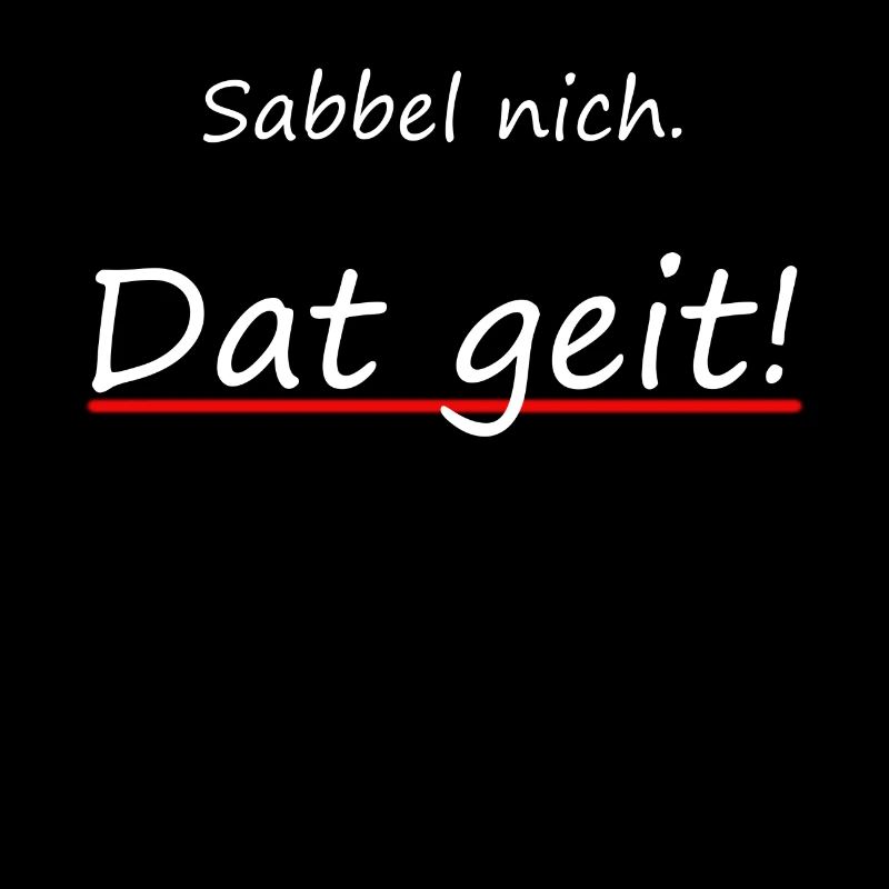 Sabbel pas. Dat geit!