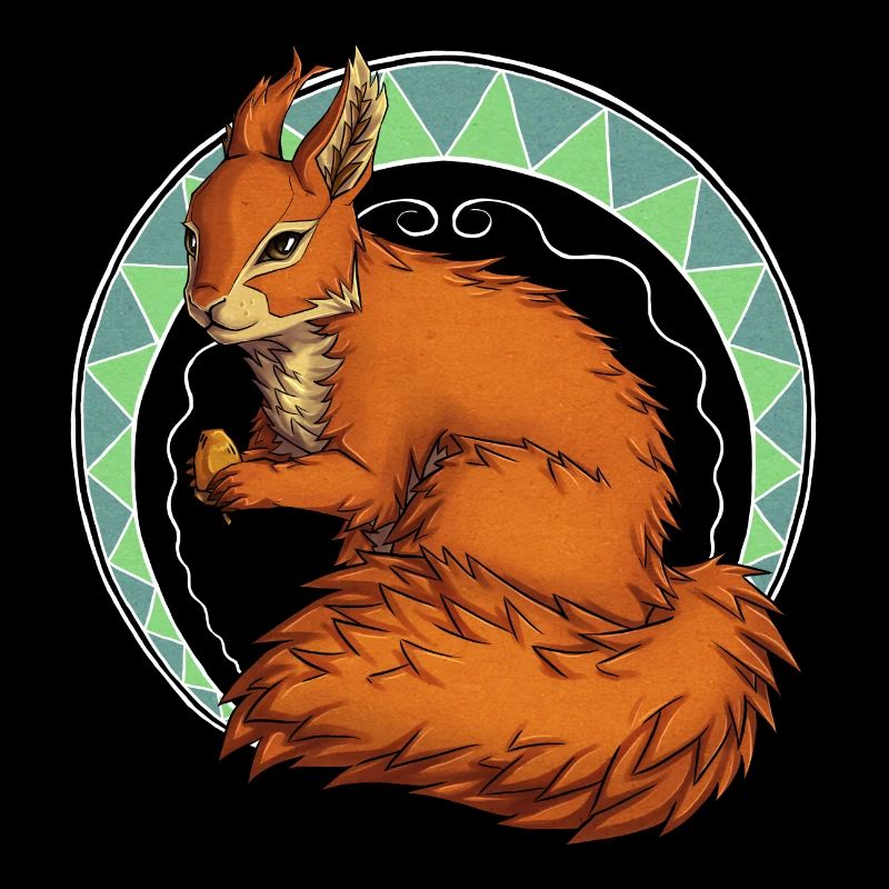 Red squirrel pattern