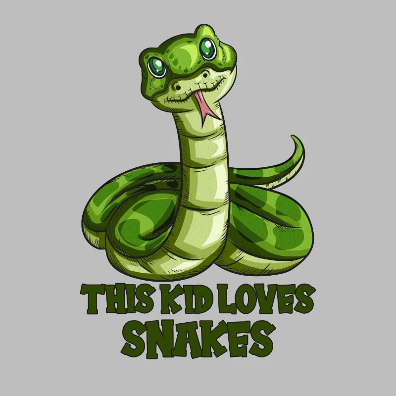 Enfant Serpent Tenue Serpent Serpent Natter Python