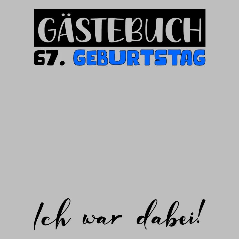 67 Geburtstag Geschenk Mann Deko Männer Gästebuch