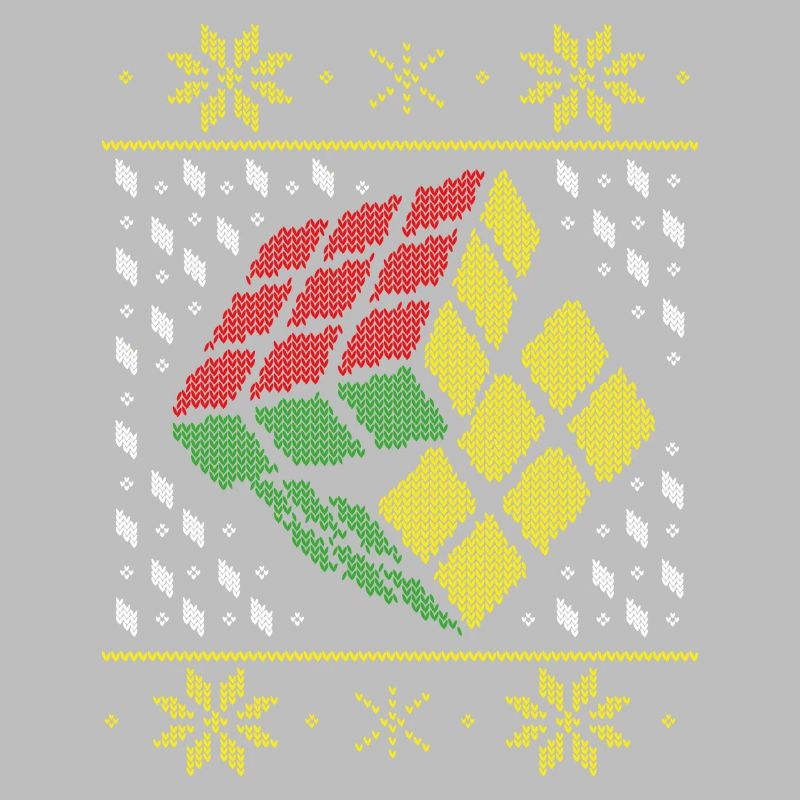 Rubik's Cube Pull Moche De Noël
