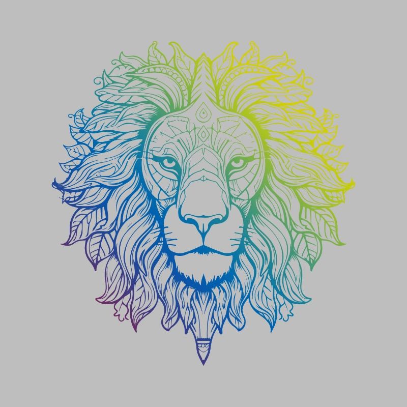 Löwe Mandala Boho