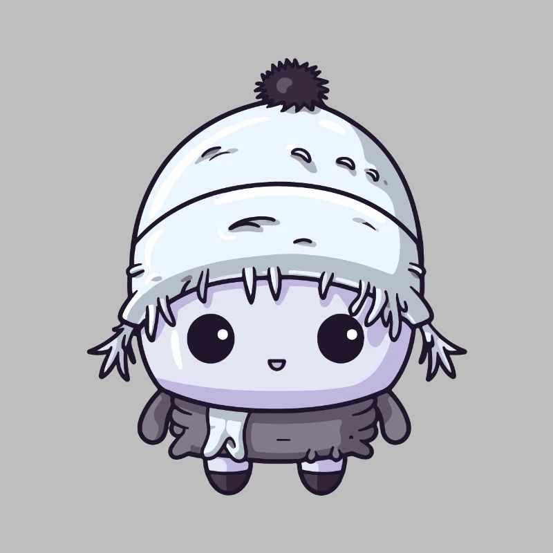 Eskimo Comic Cold Winter