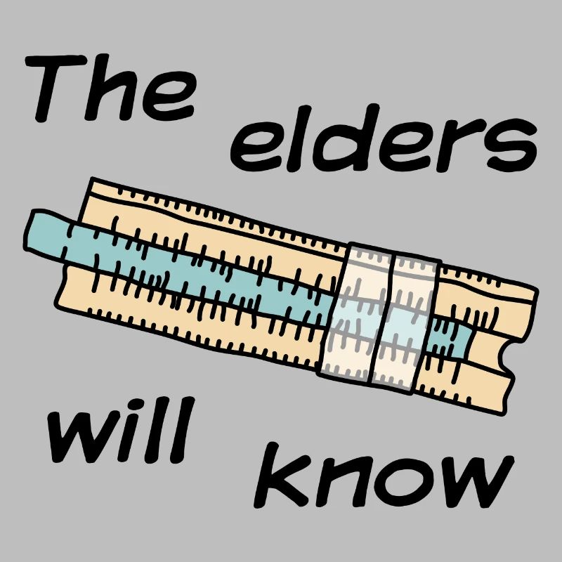 Slide rule - The elders will know - dark