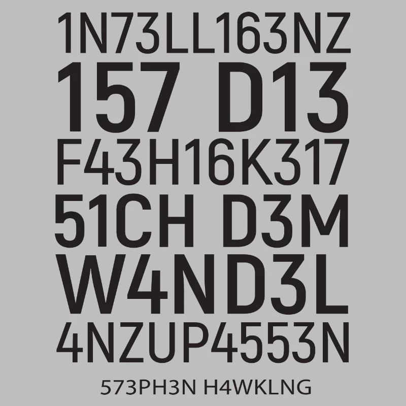 L'intelligence est la capacité ... Tricky, math