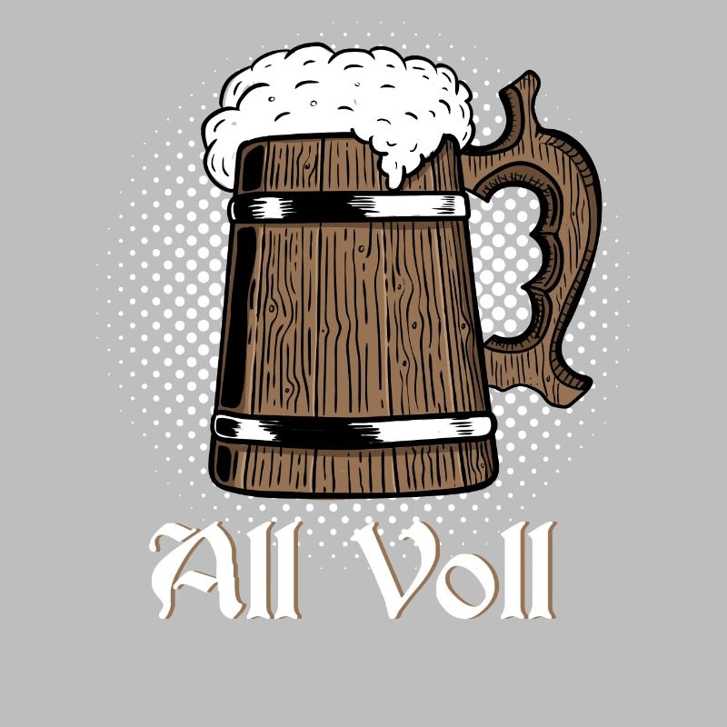 Mittelalter Trinkspruch all voll Ritter Bierkrug