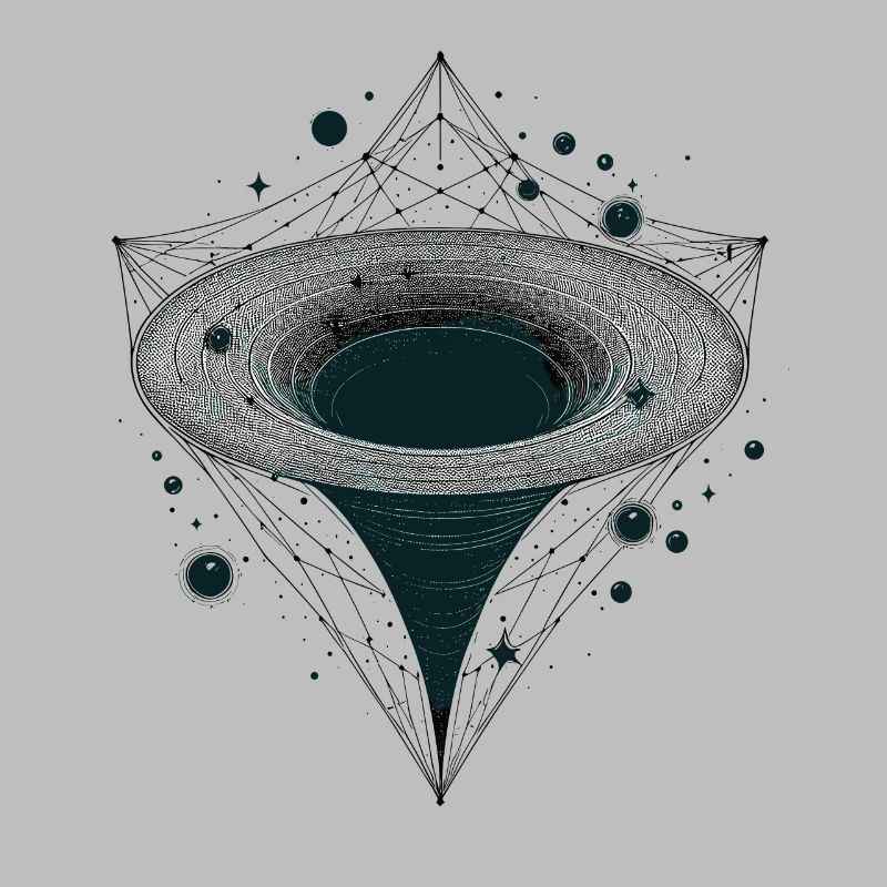 Black Hole Funnel in Space