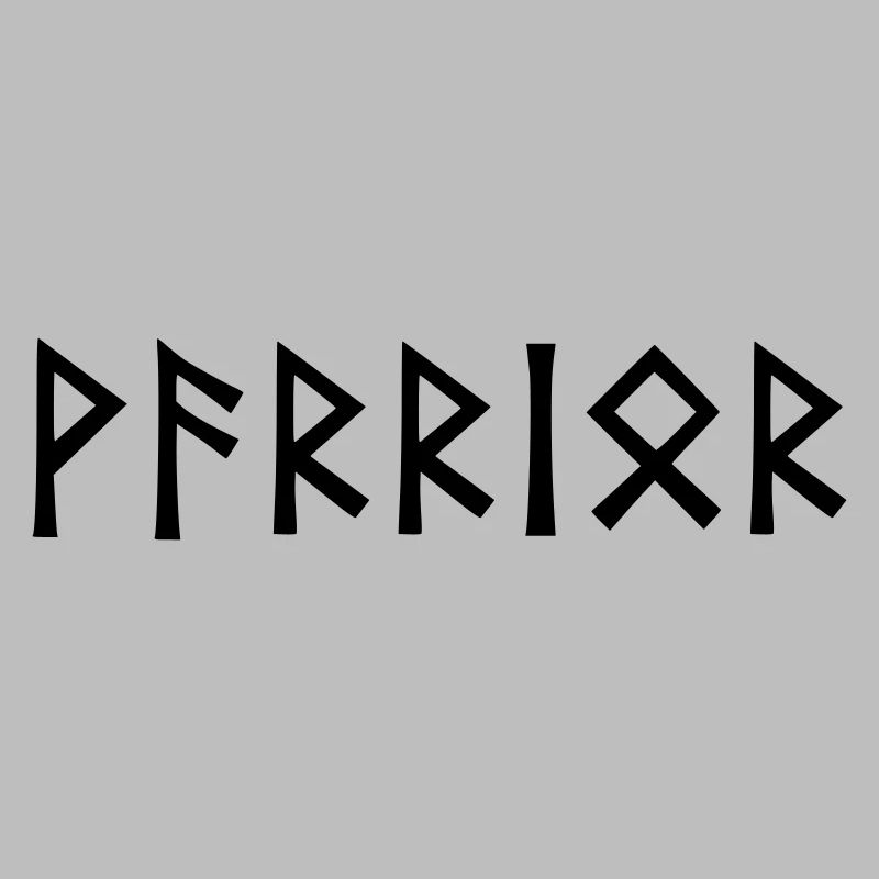 Warrior - in rune script