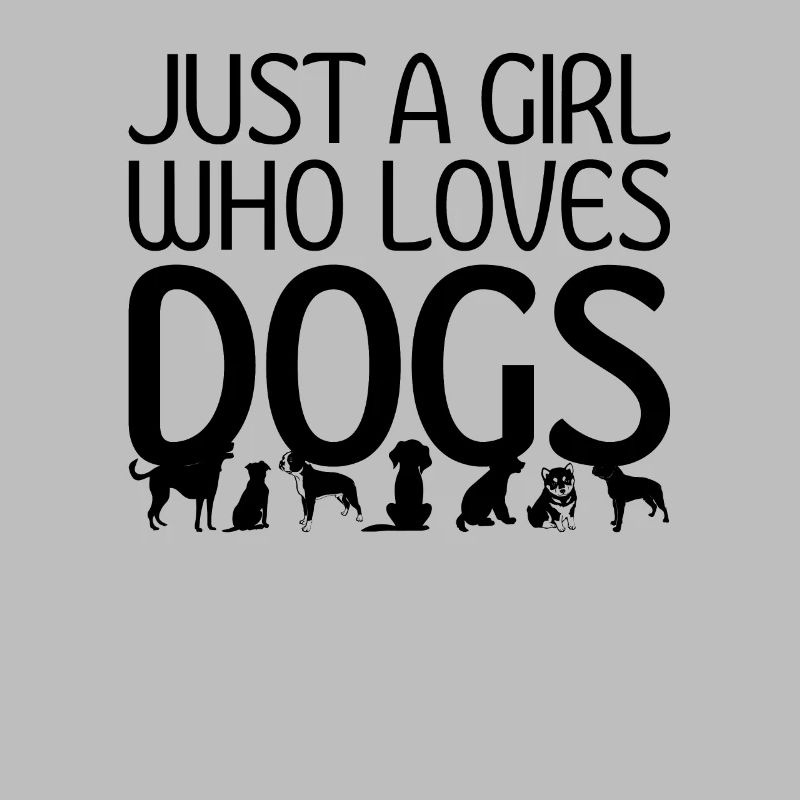 NUR EIN MÄDCHEN, DAS HUNDE LIEBT