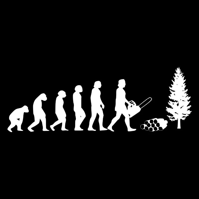 Evolution Holzhacker weiss