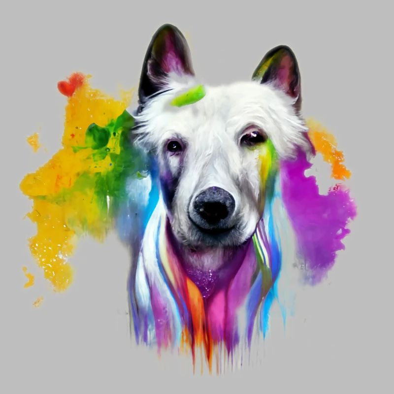 White Shepherd - Berger Blanc Design
