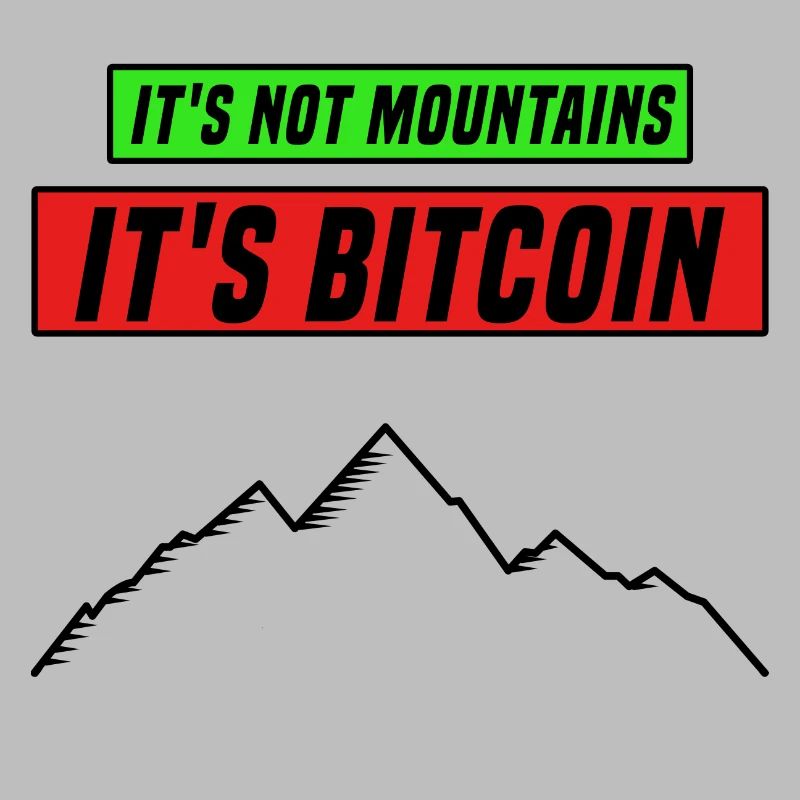 It's not mountains it's bitcoin V8 - Crypto