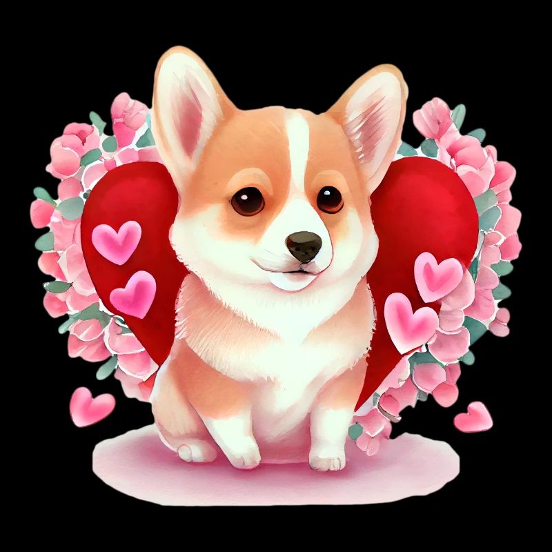 Hund Valentinstag Geschenk