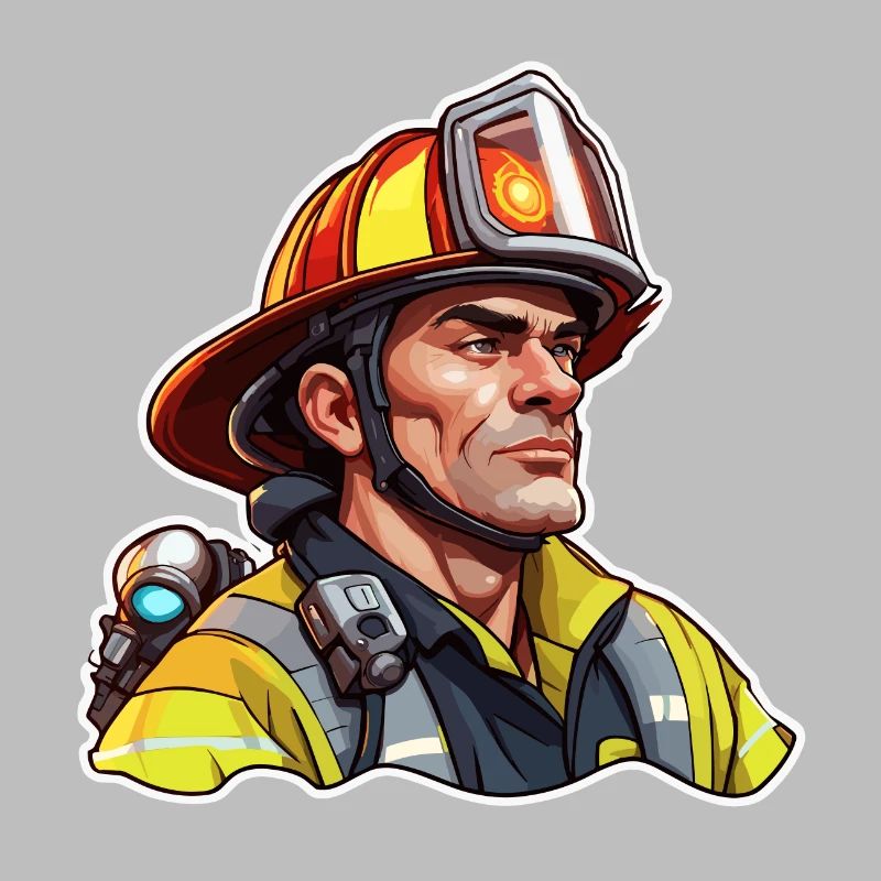 Firefighter / Fire / Fire / Extinguish / Hero