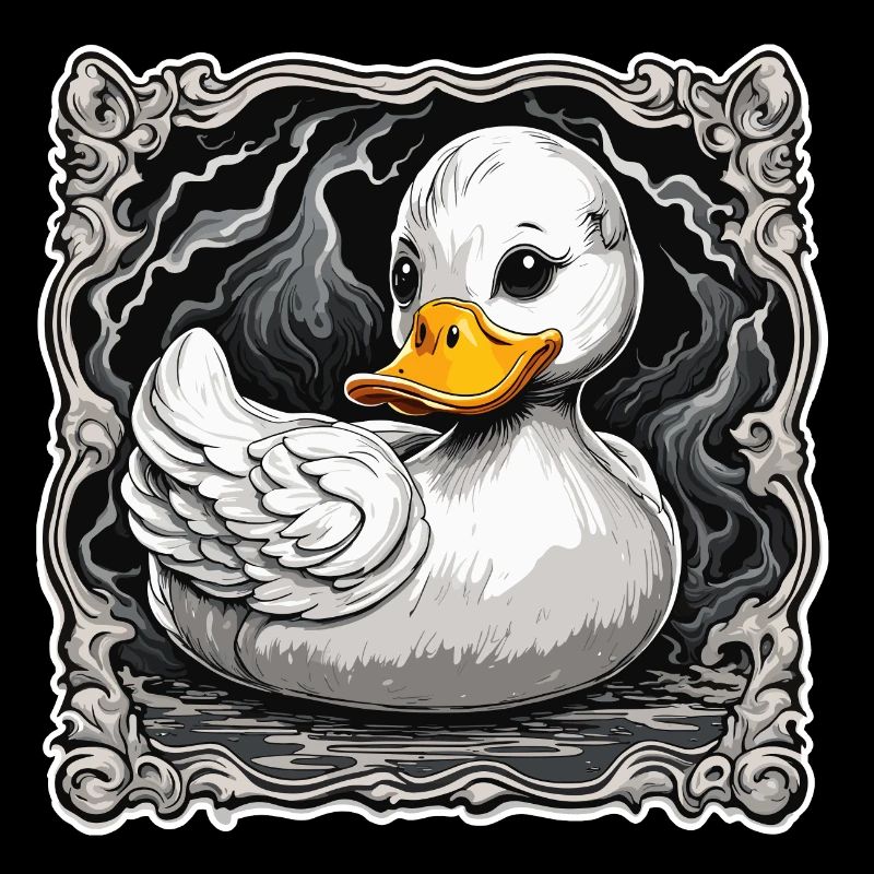 Canard en caoutchouc / canard en caoutchouc / eau / baignoire