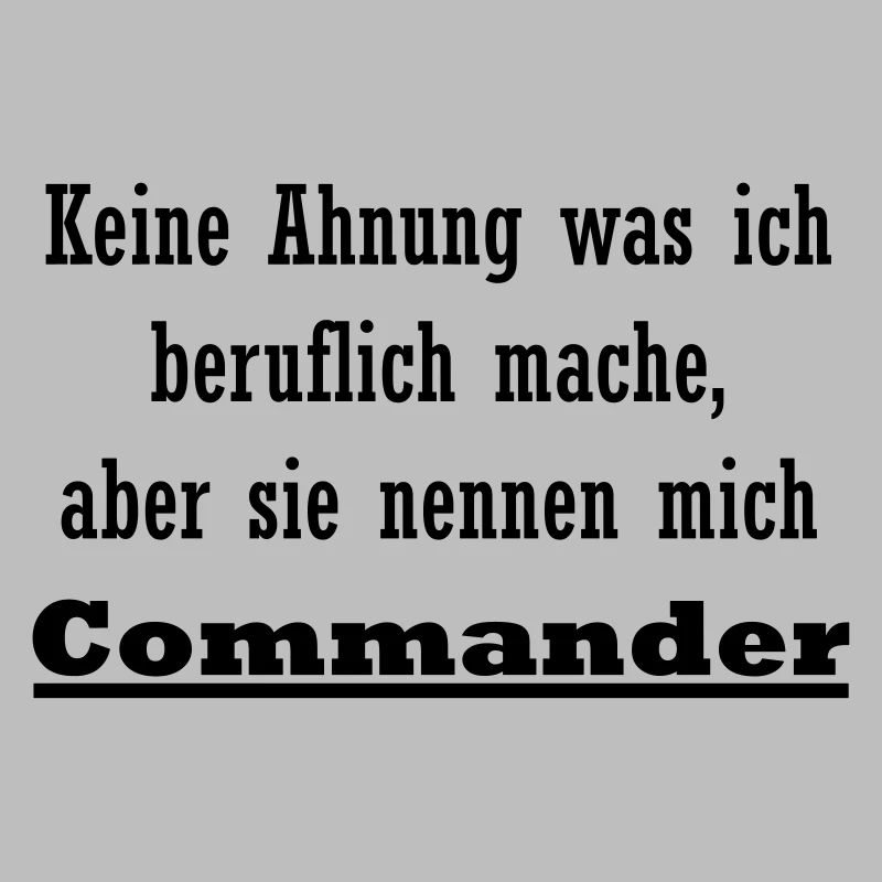 Commandant est mon métier