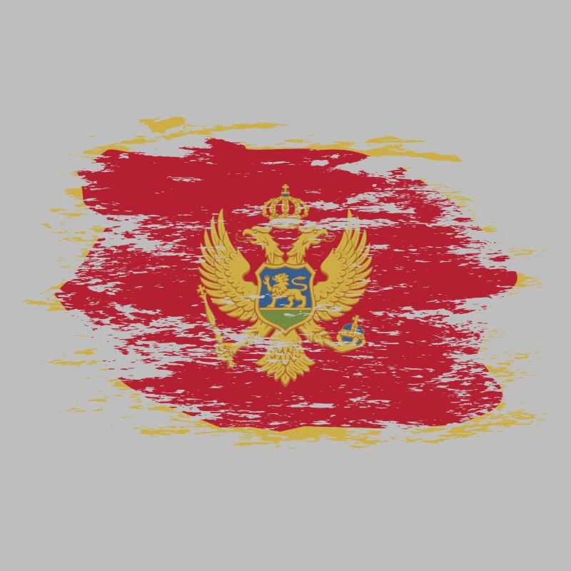 Drapeau du Monténégro utilisé