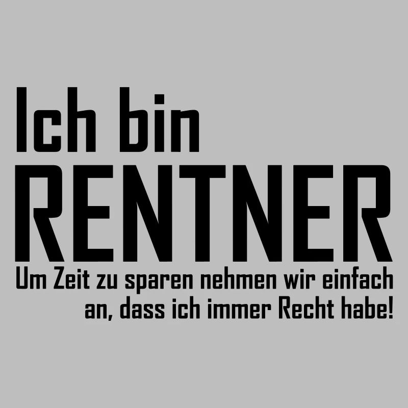 ich bin rentner