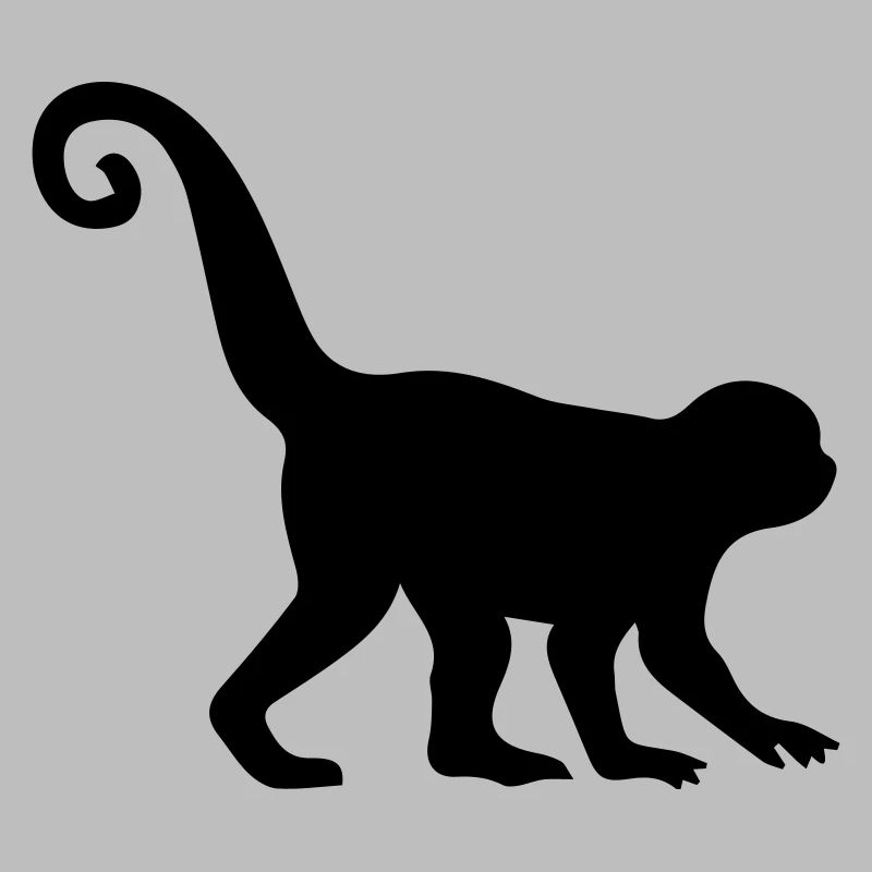 Silhouette de singe