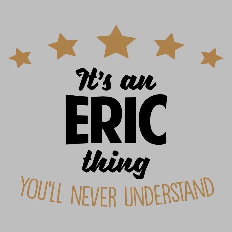 It's an eric name thing stars never under