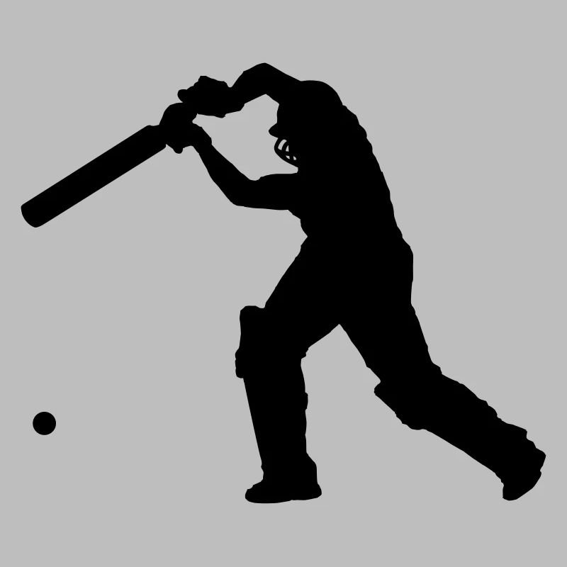 Cricket Player 2 (Vector)