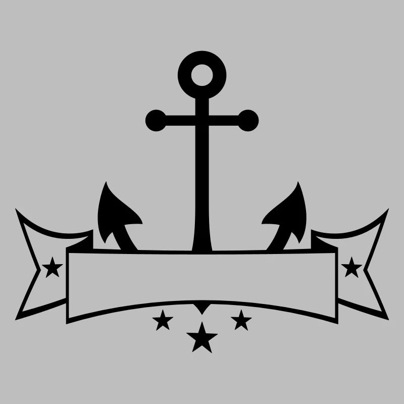 banner wappen text schreiben anker boot schiff