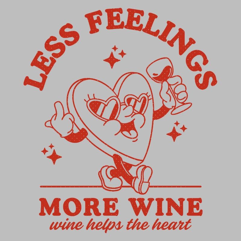 Moins de sentiments Plus de vin