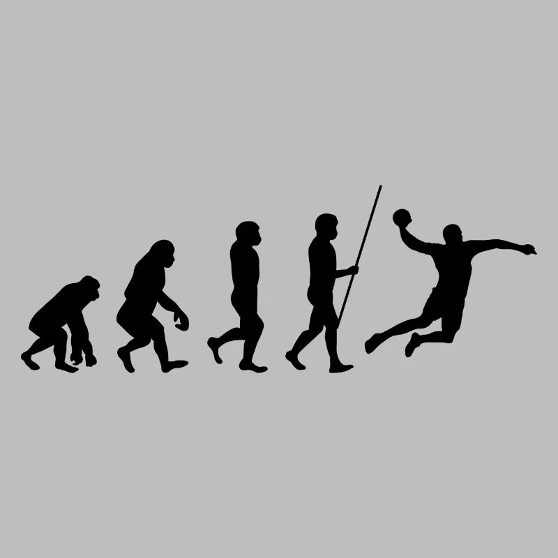 Handball Sport Geschenk Evolution