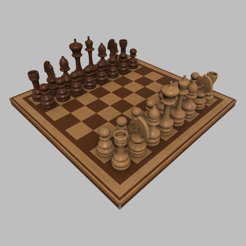 Chessboard 3D Chess Player Gift