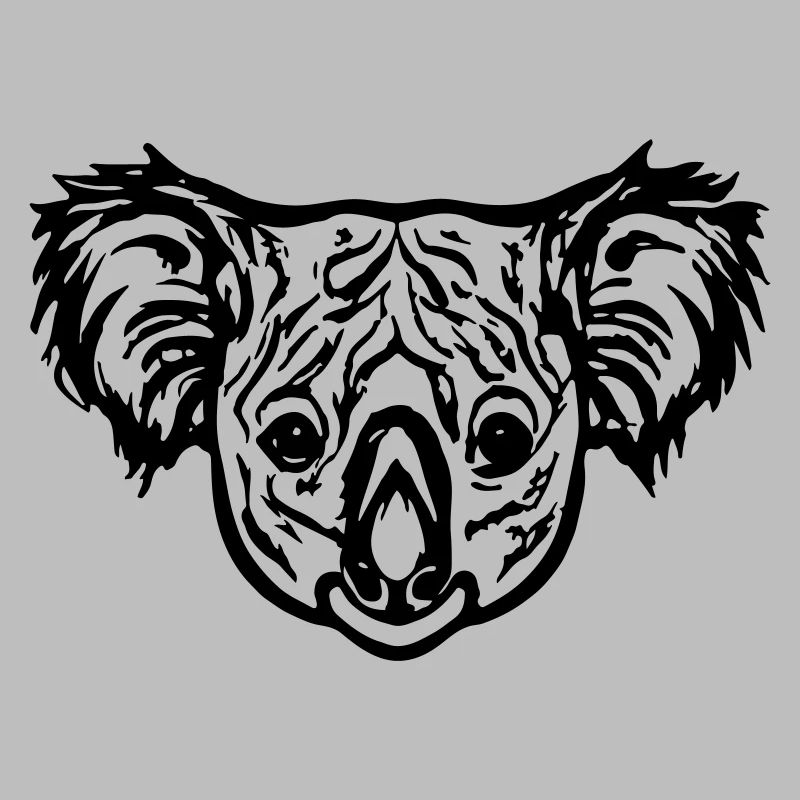 Koala Bear Illustration Koala Bear Head Idée cadeau