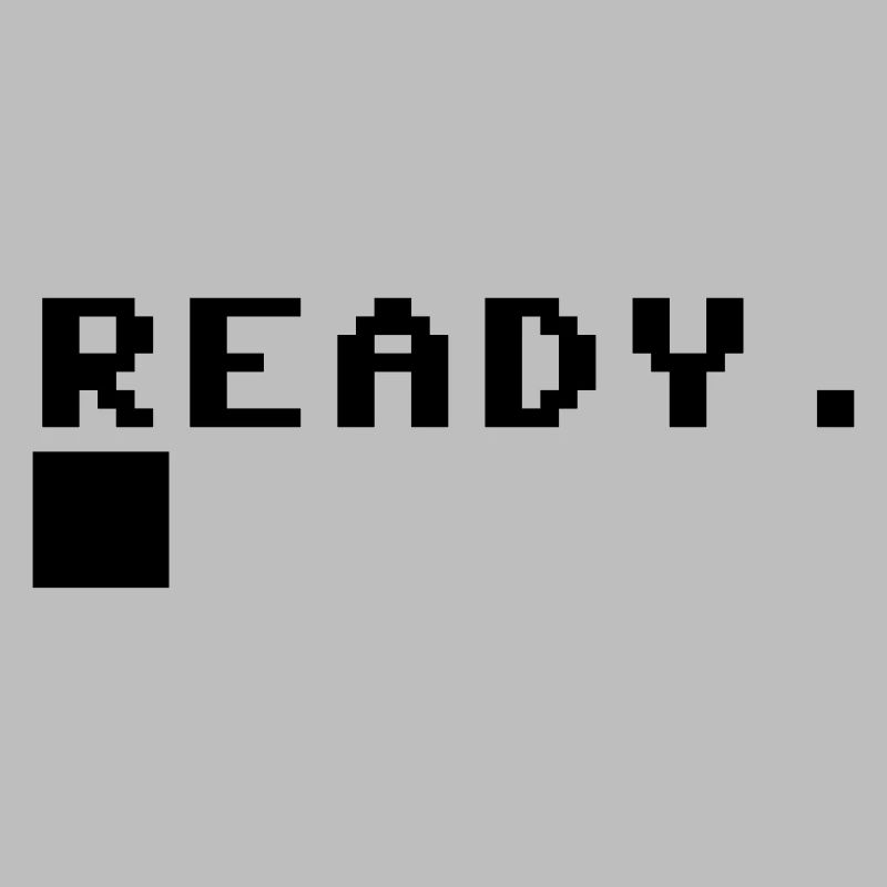 C64 Ready Nerd Computer Retro Geschenk Idee