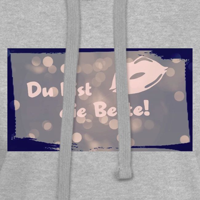 Du bist die Beste! Symbol und Muster