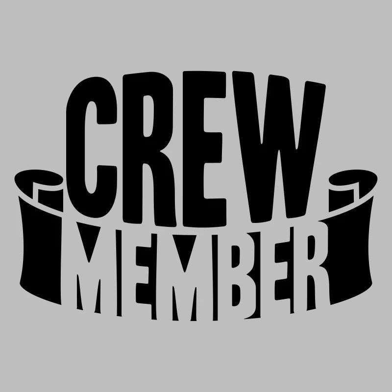 Cool Crew Member Banner Logo
