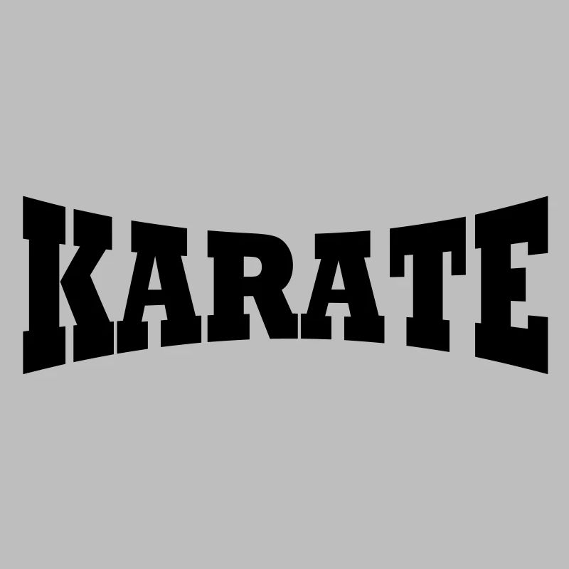 Karate Schriftzug