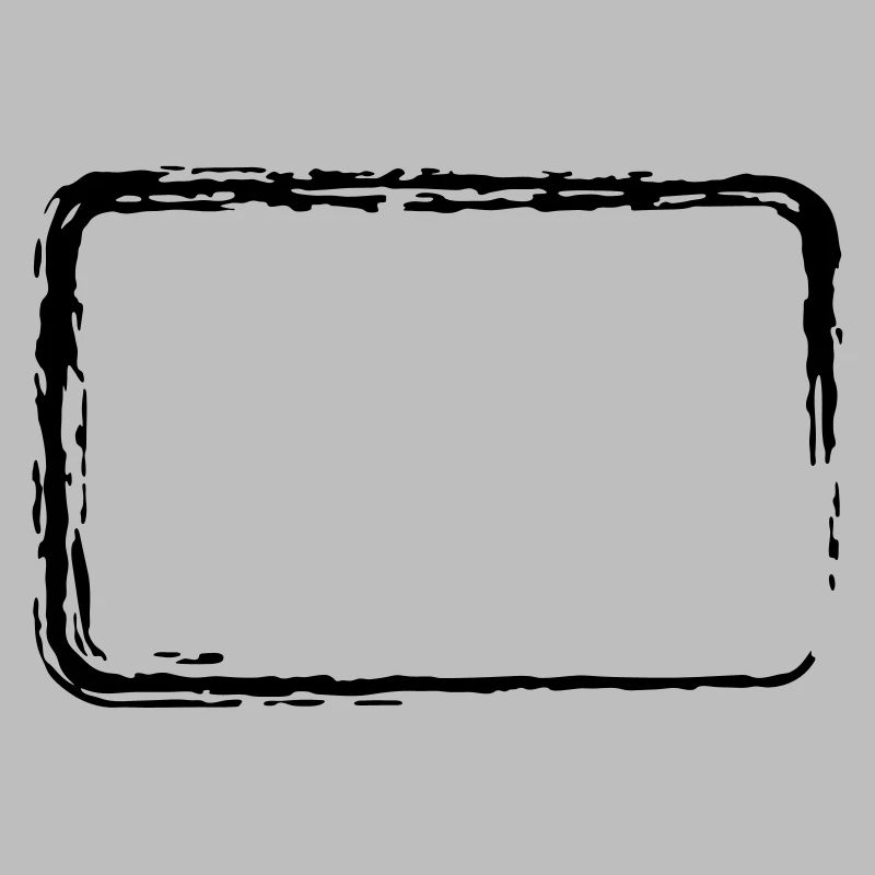 Brush stroke frame