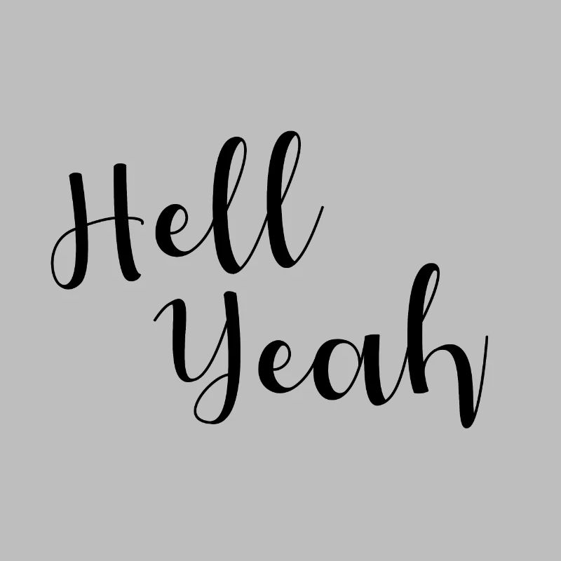 Hell Yeah Lettering