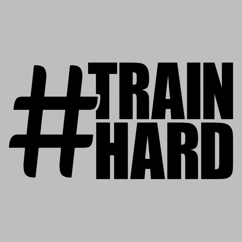 hashtag cool conception texte hantel train entraîn